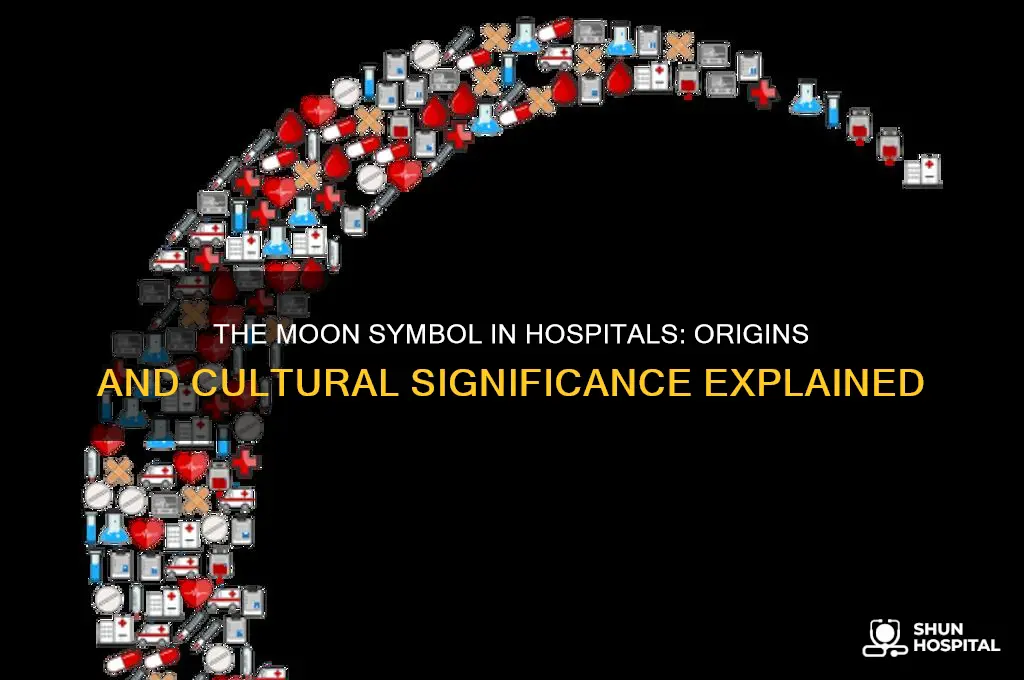 why there is a sign of moon on hospital