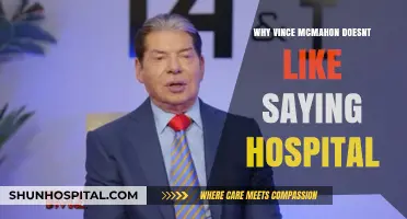 The Strange Reason Vince McMahon Avoids Saying 'Hospital