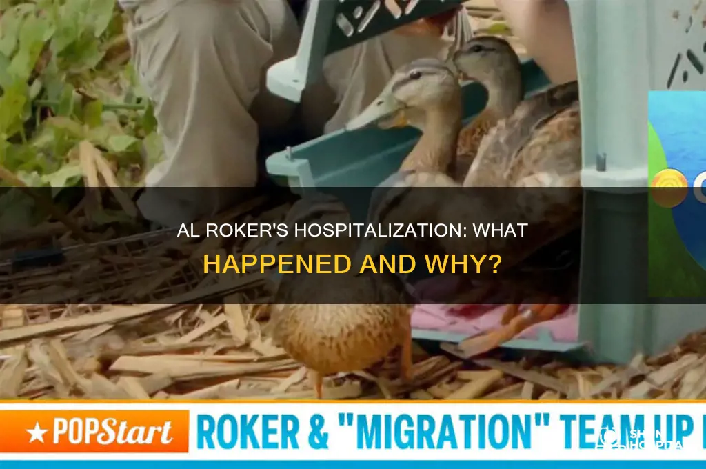 why was al roaker in the hospital