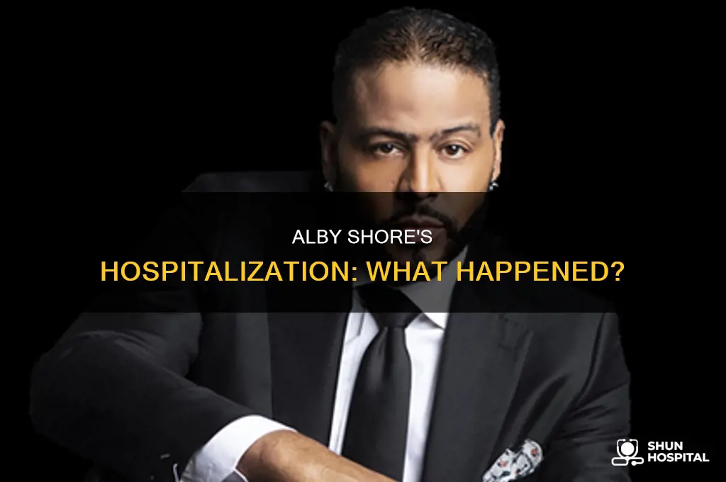 why was alby shore in the hospital