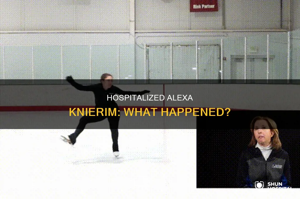 why was alexa knierim in the hospital