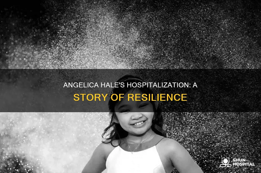 why was angelica hale in the hospital