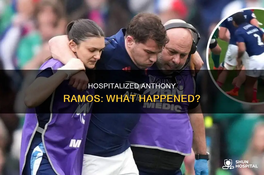 why was anthony ramos in the hospital