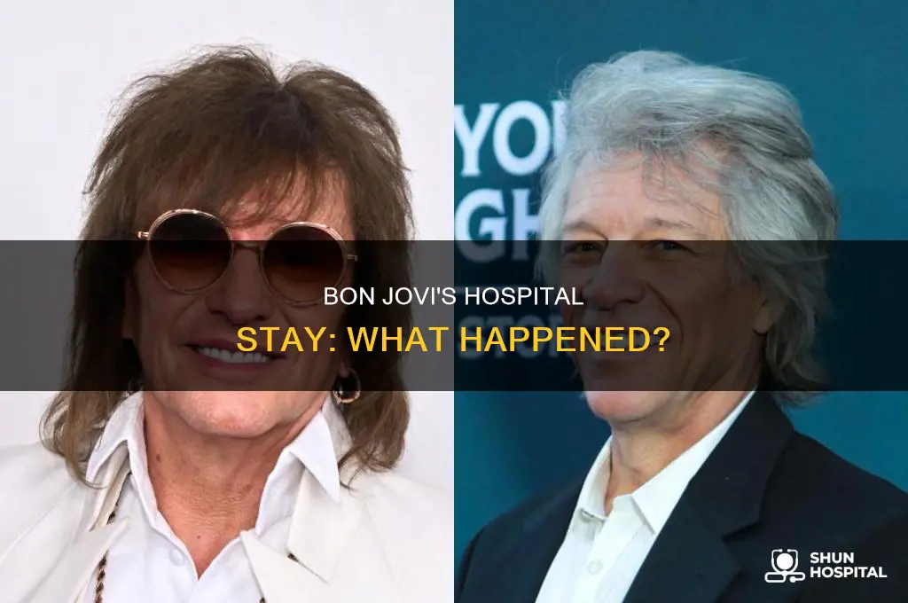 why was bon jovi in the hospital