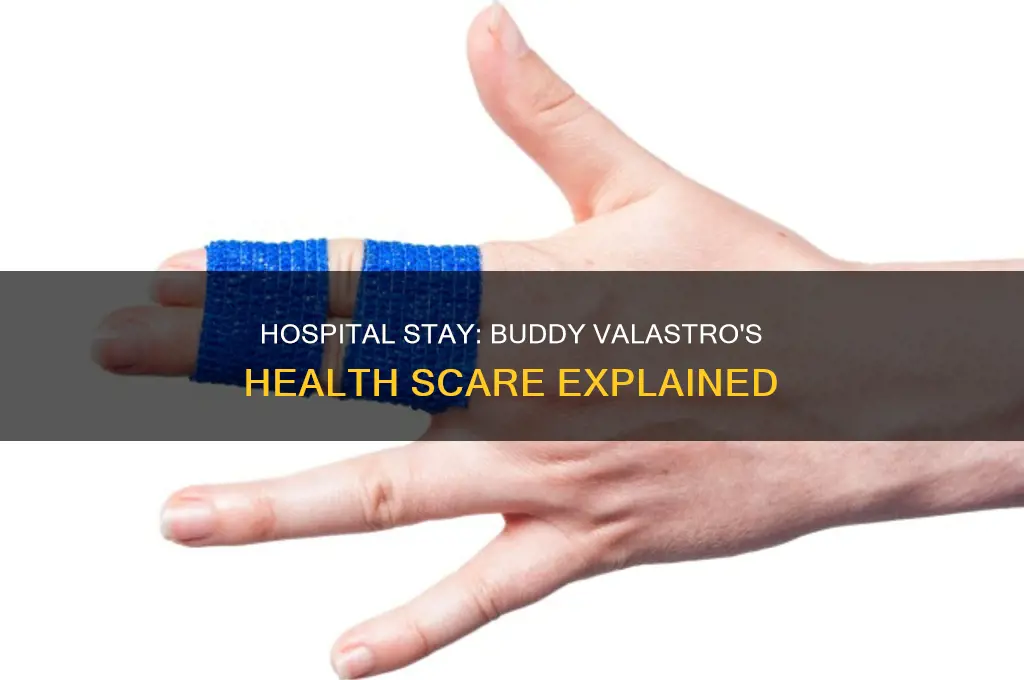 why was buddy valastro in the hospital