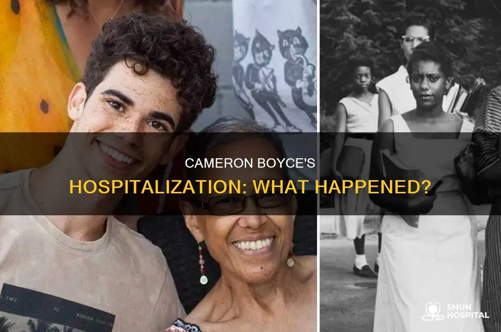 why was cameryon boyce in the hospital