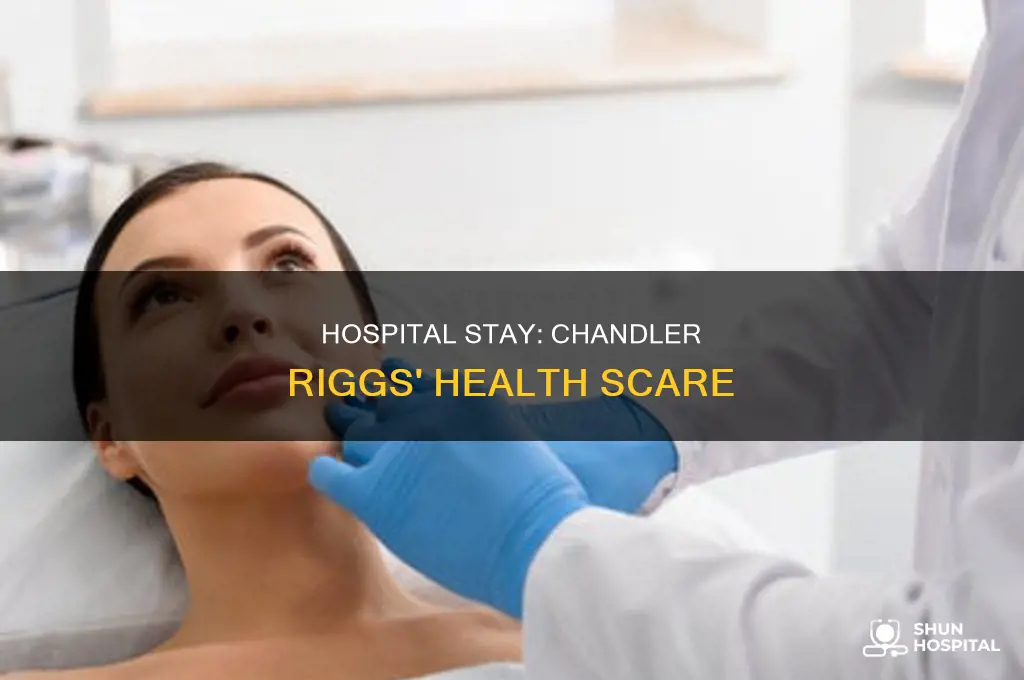 why was chandler riggs in the hospital