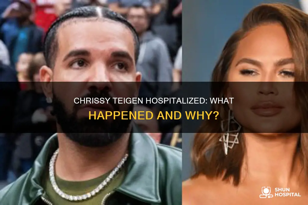 why was chrissy teigen in the hospital