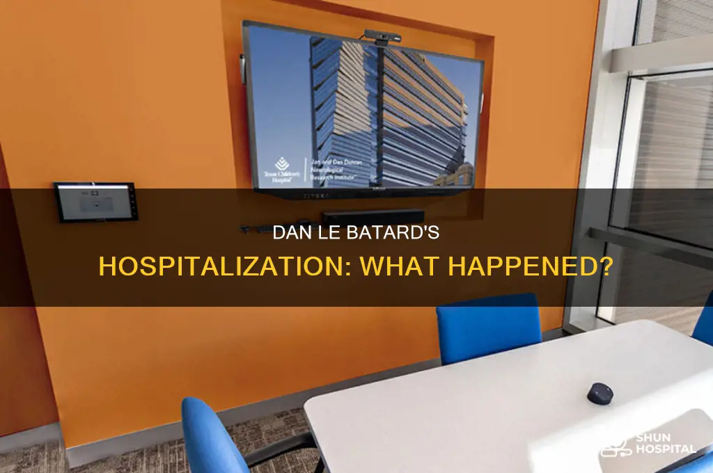 why was dan le batard in hospital