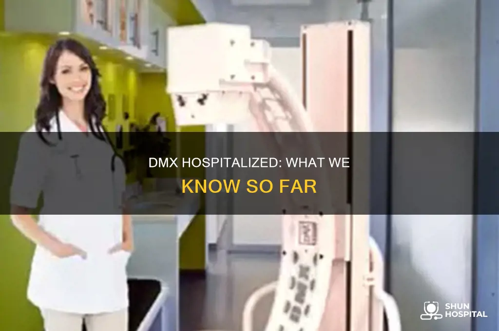 why was dmx rushed to the hospital