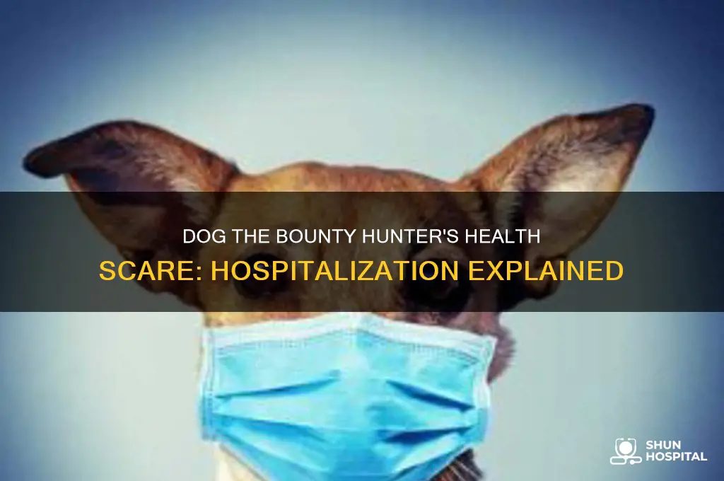 why was dog the bounty hunter hospitalized