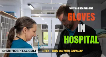 Hospital-Friendly: Dogs Wearing Gloves for Health and Safety