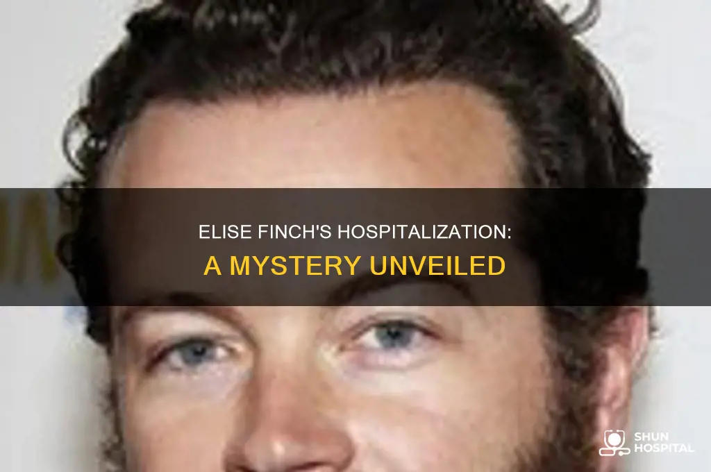 why was elise finch in the hospital