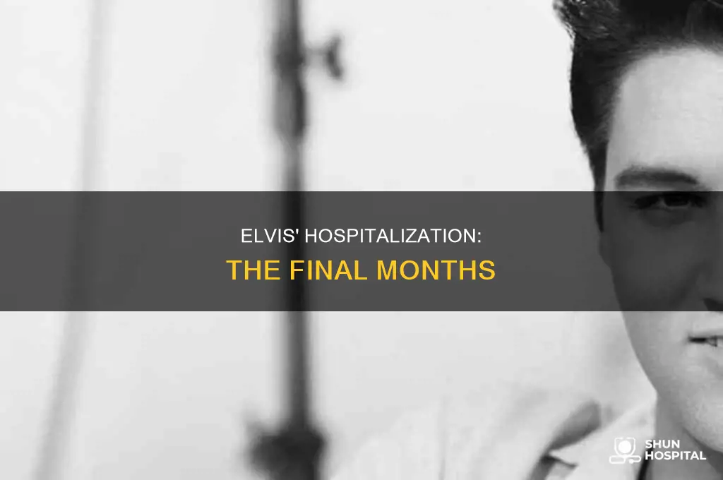 why was elvis hospitalized in april 1977