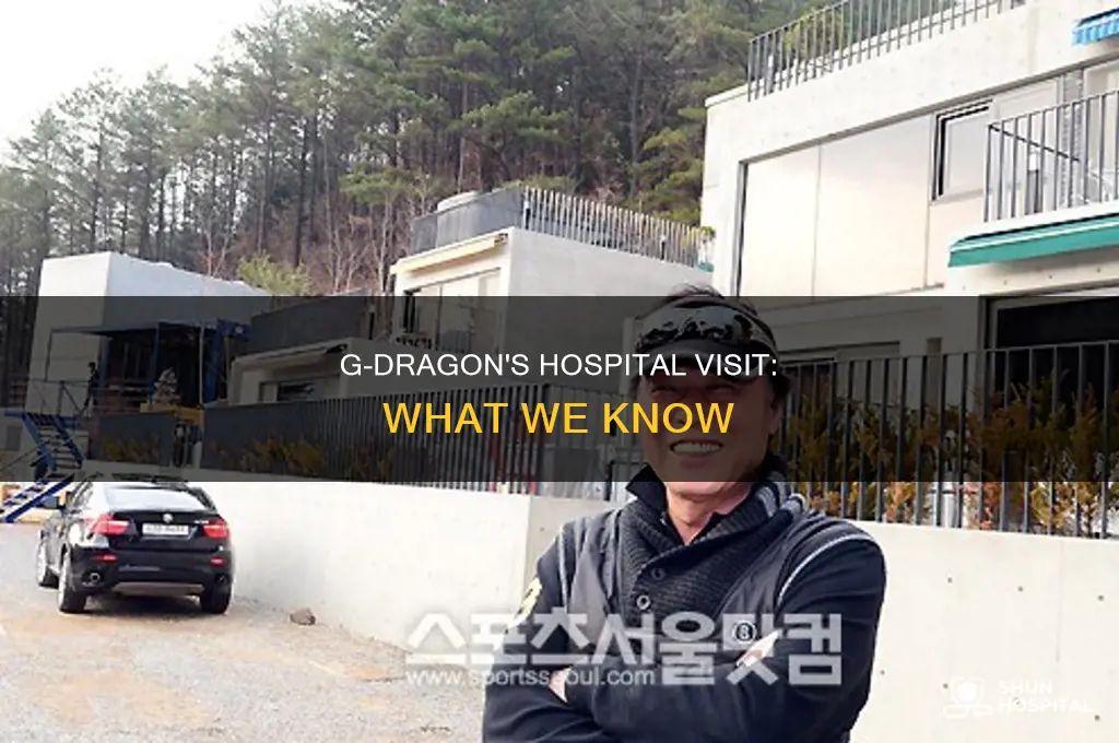 why was g dragon at the hospital