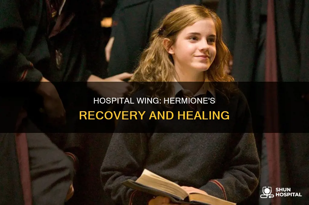 why was hermione in the hospital wing