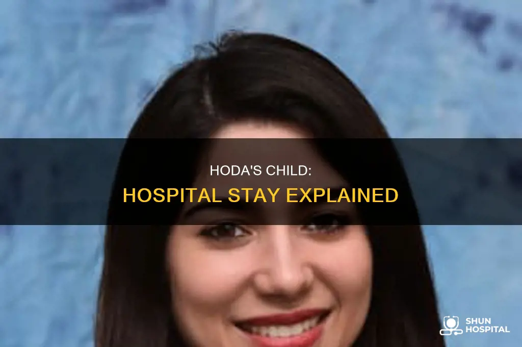 why was hodas child in the hospital