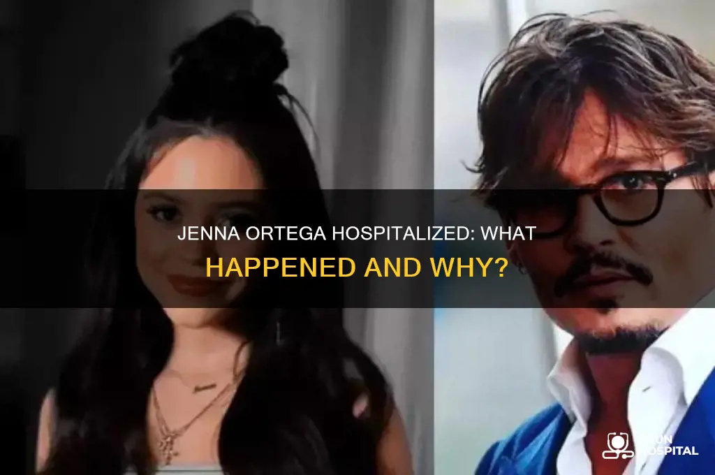 why was jenna ortega in the hospital