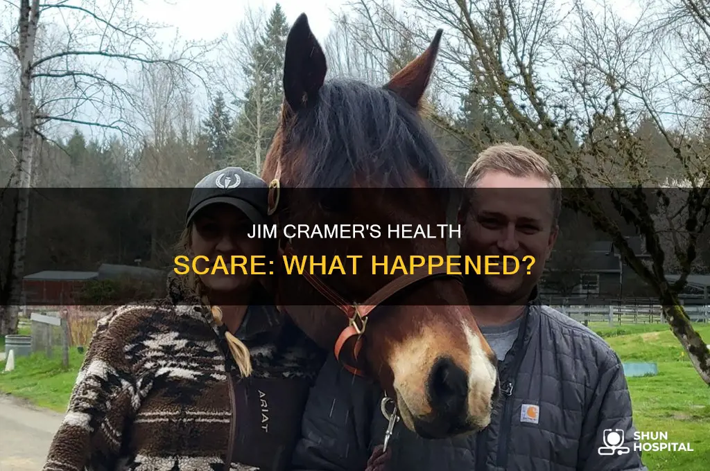 why was jim cramer hospitalized last week