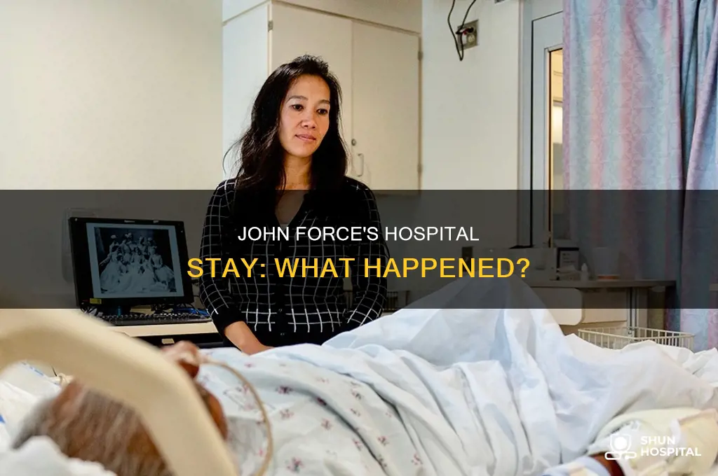 why was john force in the hospital