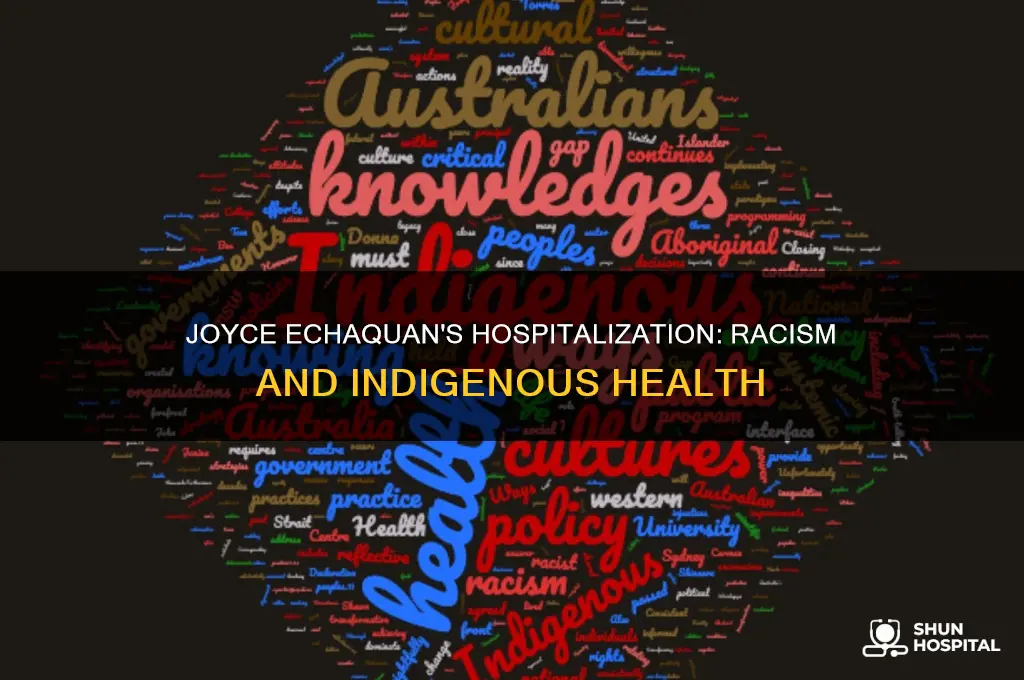 why was joyce echaquan in the hospital