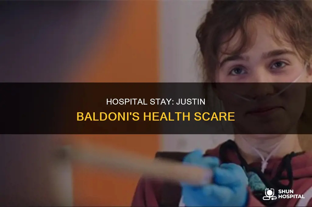 why was justin baldoni in the hospital