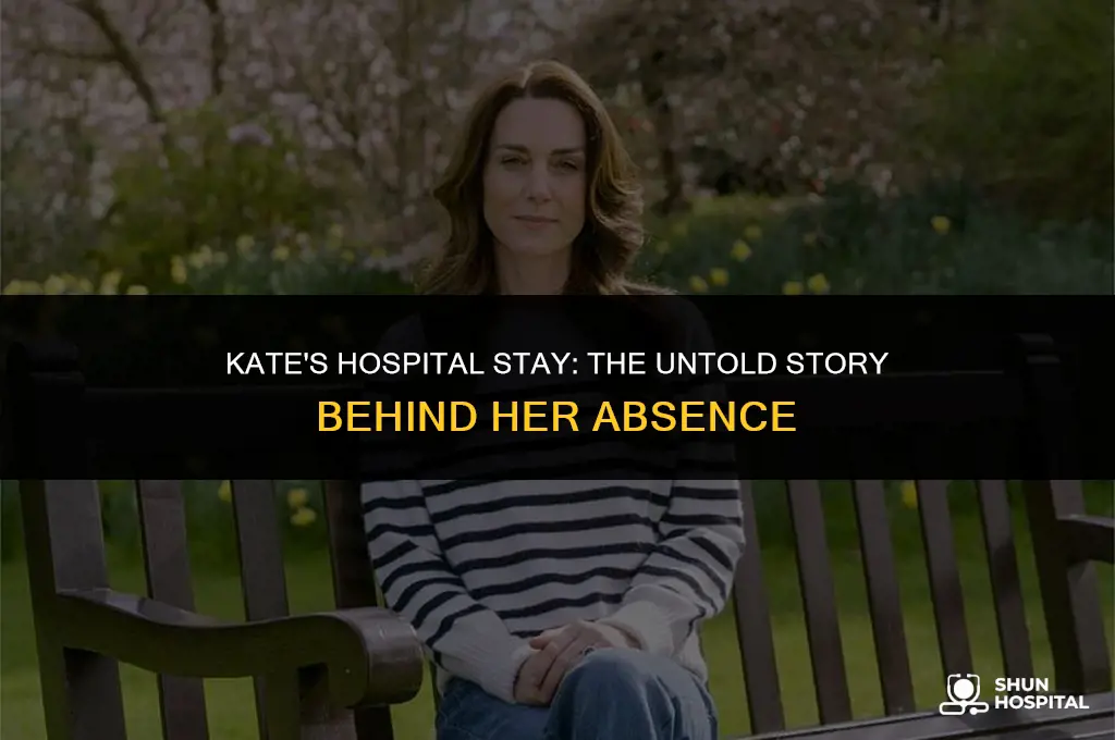 why was kate in the hospital