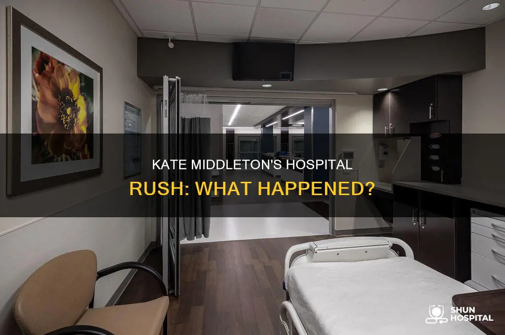 why was kate midfleton rushed to hospital