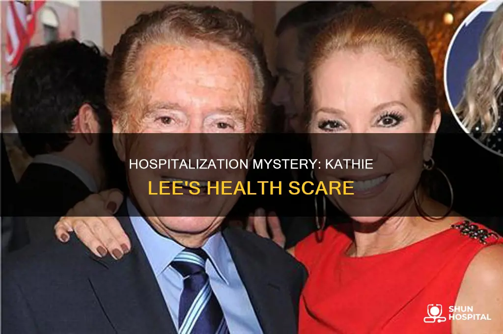 why was kathie lee in the hospital