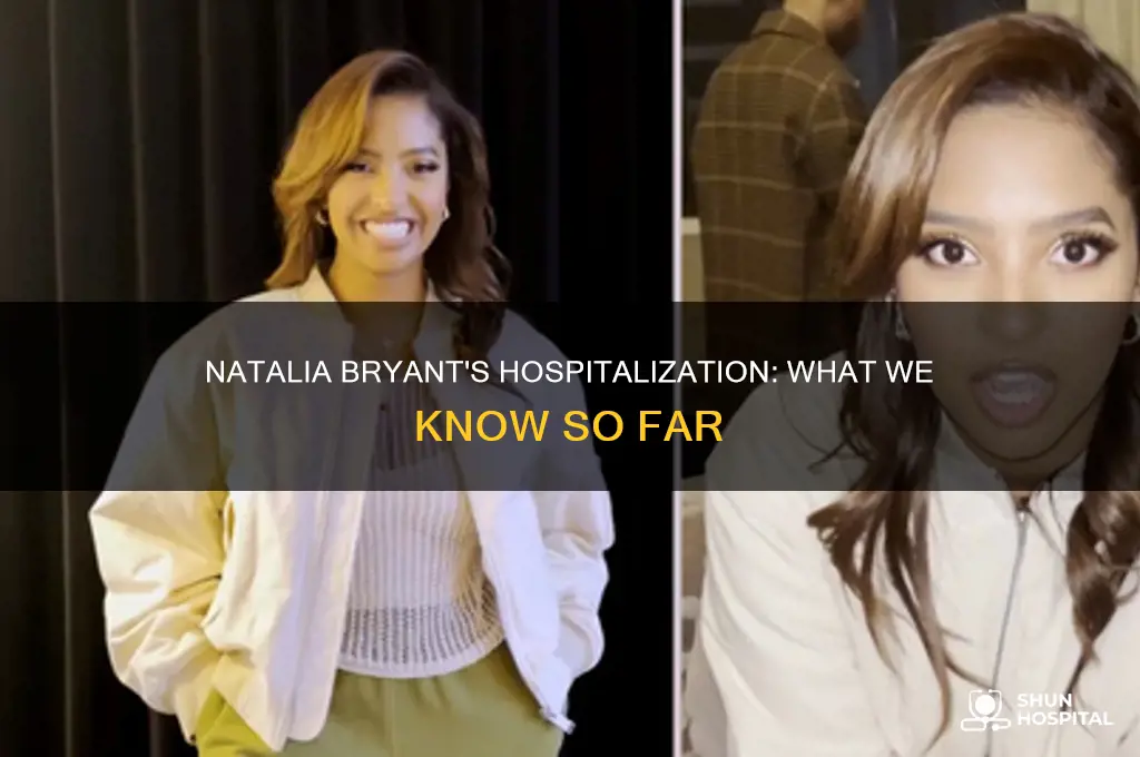 why was natalia bryant rushed to hospital