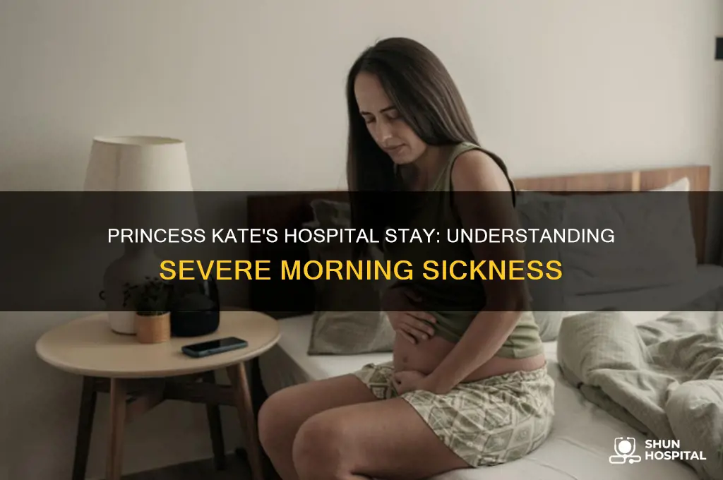 why was princess kate in the hospital for morning sickness
