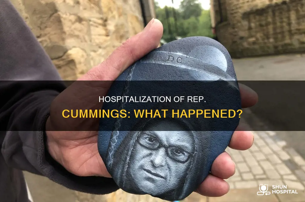 why was rep cummings in the hospital