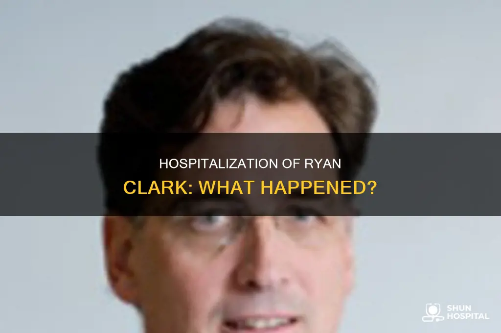 why was ryan clark in the hospital