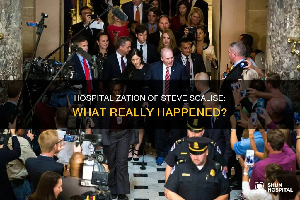 why was steve scalise in the hospital