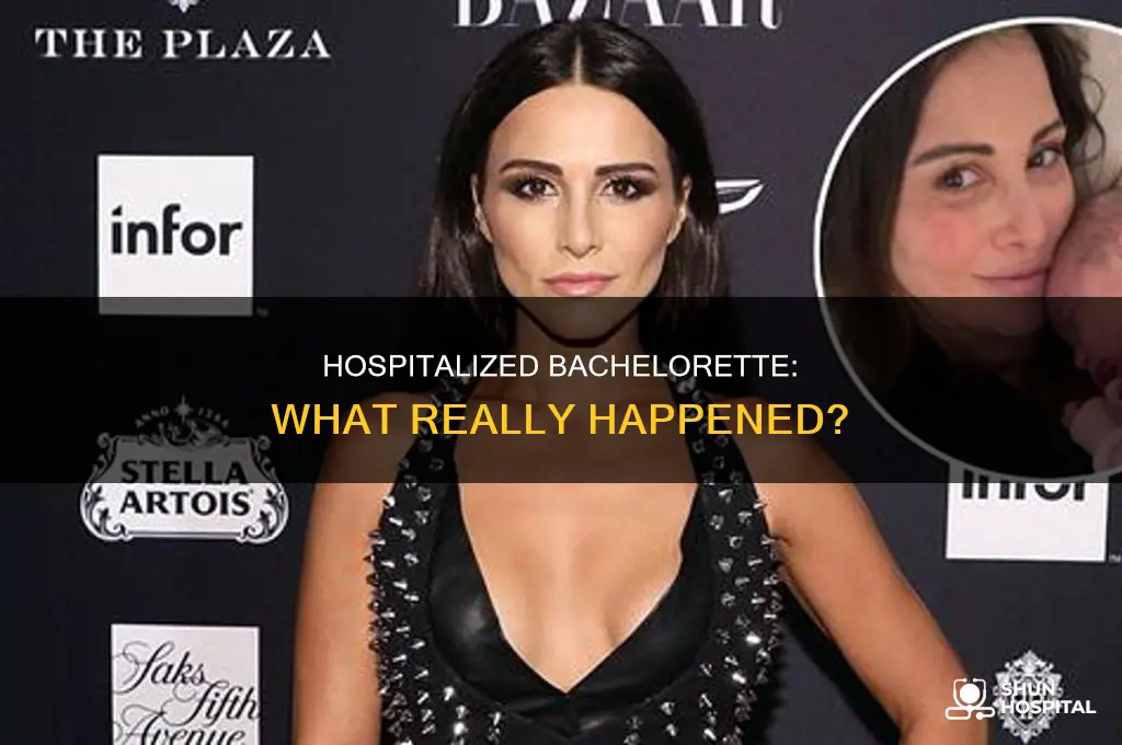 why was the bachelorette in the hospital