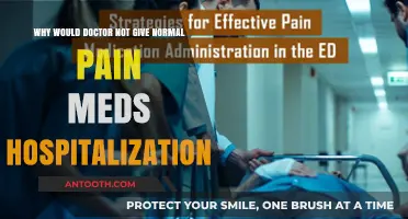 Why Doctors Avoid Standard Pain Medications During Hospitalization: Key Reasons