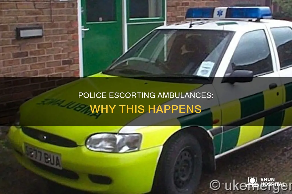why would police follow ambulance to hospital