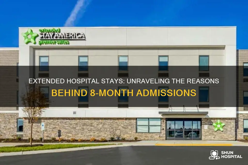 why would someone be in the hospital for 8 months