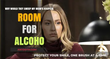 Why Hospitals Check for Alcohol: My Mom's Room Sweep Explained